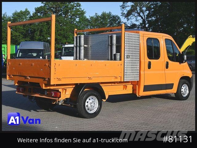 Peugeot Boxer Pritsche Doka, 7 Sitzer, Werkzeugkasten Pick up/Dropside