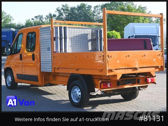 Peugeot Boxer Pritsche Doka, 7 Sitzer, Werkzeugkasten Pick up/Dropside