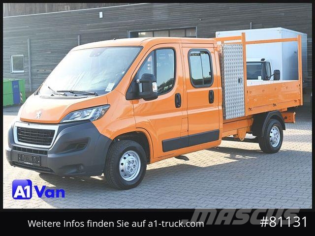 Peugeot Boxer Pritsche Doka, 7 Sitzer, Werkzeugkasten Pick up/Dropside