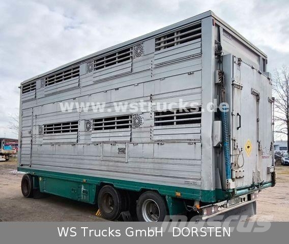 Pezzaioli 2 Stock RBA31F ausfahrbares Dach Viehanhänger Prívesy na prepravu zvierat