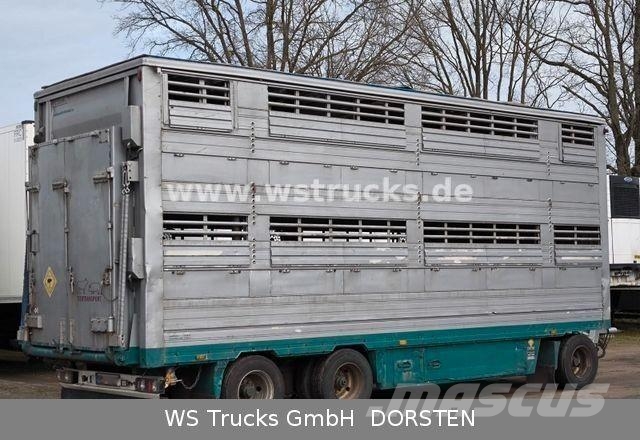 Pezzaioli 2 Stock RBA31F ausfahrbares Dach Viehanhänger Prívesy na prepravu zvierat