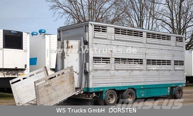 Pezzaioli 2 Stock RBA31F ausfahrbares Dach Viehanhänger Prívesy na prepravu zvierat