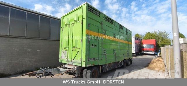 Pezzaioli 2 Stock RBA31F ausfahrbares Dach Viehanhänger Veetransport aanhanger