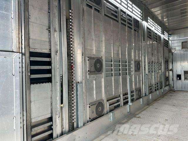 Pezzaioli *NEU* 3.Achs Doppelstock/Hubdach/Tränke/Rampe Livestock transport