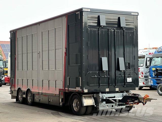 Pezzaioli *NEU* 3.Achs Doppelstock/Hubdach/Tränke/Rampe Livestock transport