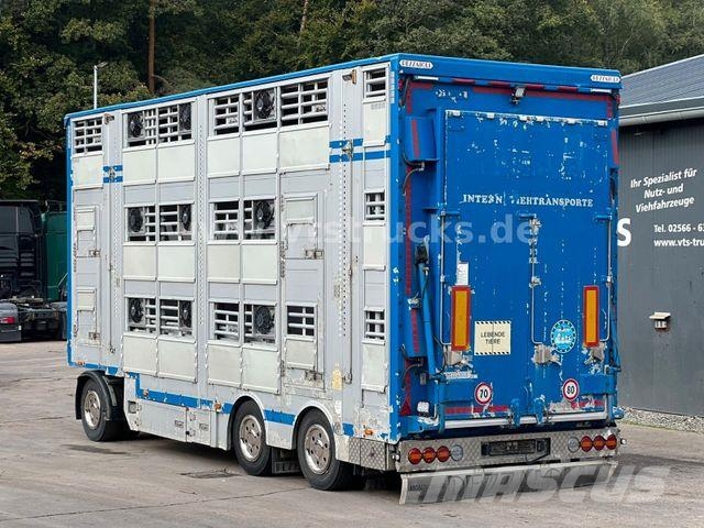 Pezzaioli RBA31 3.Stock Viehanhänger, Hubdach, Tränke Livestock transport