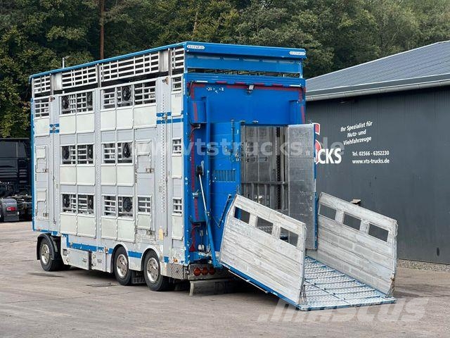 Pezzaioli RBA31 3.Stock Viehanhänger, Hubdach, Tränke Livestock transport