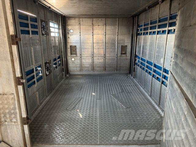 Pezzaioli SBA31 3.Stock Tiefbett+Hals/Rampe/Hubdach/Rampe Viehtransportauflieger