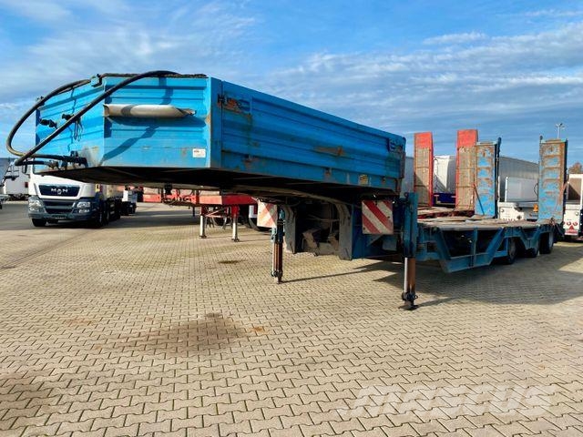 Rancke | hydraulische Rampen&Stützen*Luft*SAF نصف مقطورة مسطحة منخفضة