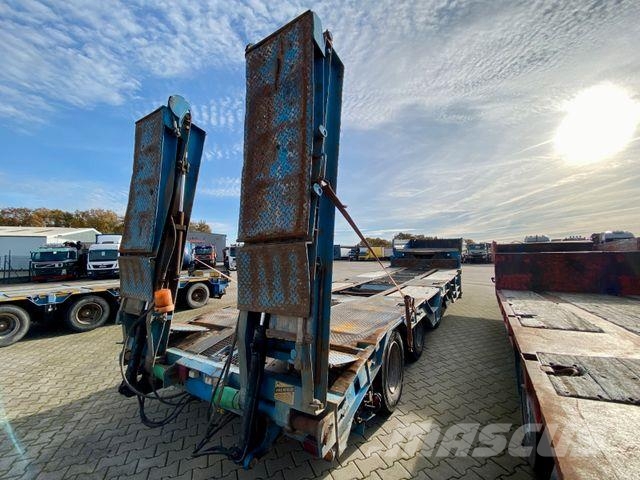 Rancke | hydraulische Rampen&Stützen*Luft*SAF نصف مقطورة مسطحة منخفضة