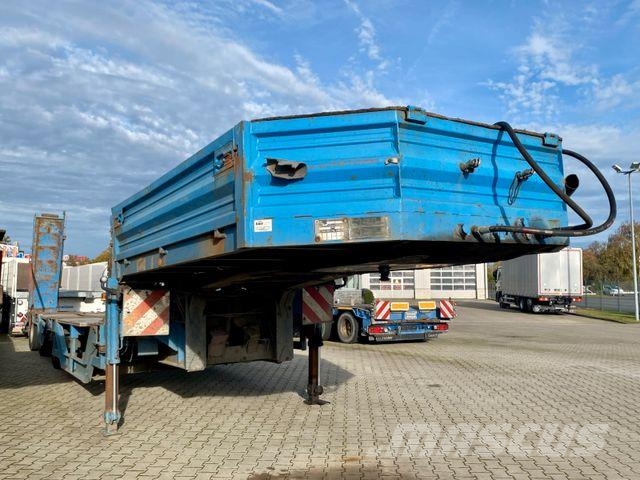Rancke | hydraulische Rampen&Stützen*Luft*SAF نصف مقطورة مسطحة منخفضة