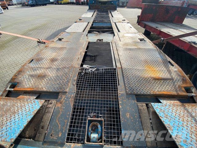 Rancke | hydraulische Rampen&Stützen*Luft*SAF نصف مقطورة مسطحة منخفضة
