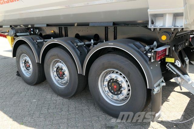 Reisch RHKS-SR, Stahl, 25m³, SAF, Luft-Lift, Rollplane Kiper poluprikolice