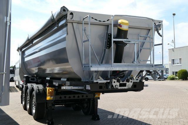 Reisch RHKS-SR, Stahl, 25m³, SAF, Luft-Lift, Rollplane Kiper poluprikolice