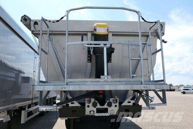 Reisch RHKS-SR, Stahl, 25m³, SAF, Luft-Lift, Rollplane Kiper poluprikolice