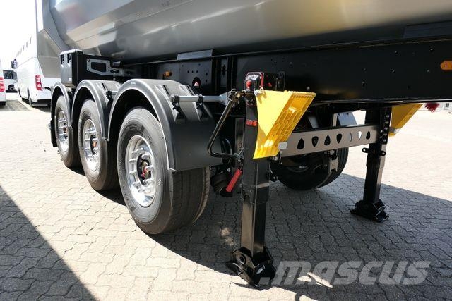 Reisch RHKS-SR, Stahl, 25m³, SAF, Luft-Lift, Rollplane Kiper poluprikolice