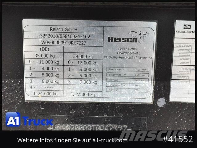 Reisch Steelpipe-R 26m³ NEU Stahl Lift SAF Hardox Semirremolques de volteo
