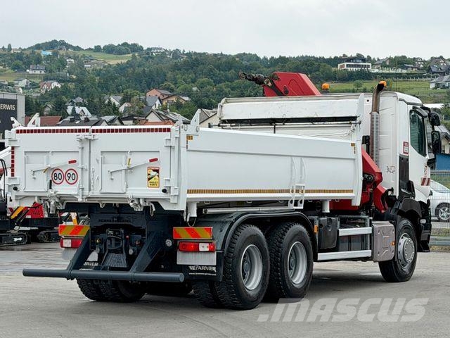 Renault C 380* KIPPER 5,20 m* KRAN/FUNK * TOPZUSTAND ! Автомобильные краны