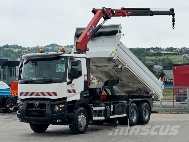 Renault C 380* KIPPER 5,20 m* KRAN/FUNK * TOPZUSTAND ! Автомобильные краны