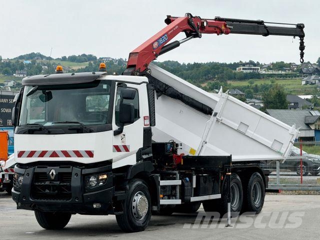 Renault C 380* KIPPER 5,20 m* KRAN/FUNK * TOPZUSTAND ! Автомобильные краны