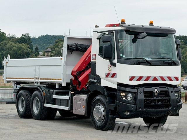 Renault C 380* KIPPER 5,20 m* KRAN/FUNK * TOPZUSTAND ! Автомобильные краны