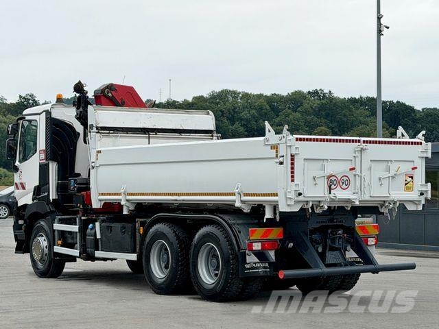 Renault C 380* KIPPER 5,20 m* KRAN/FUNK * TOPZUSTAND ! Автомобильные краны
