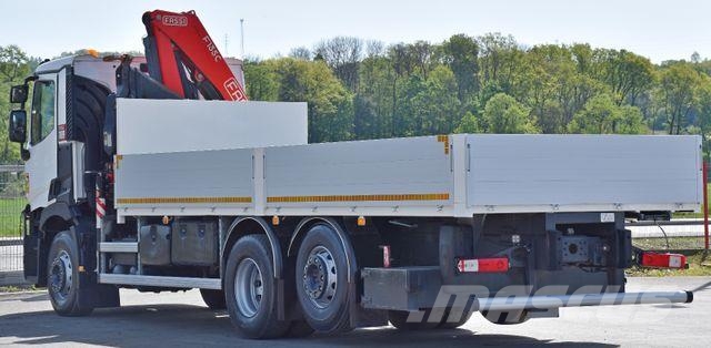 Renault C 380 * PRITSCHE 7,05 m* FASSI F 135C + FUNK Autojeřáby, hydraulické ruky