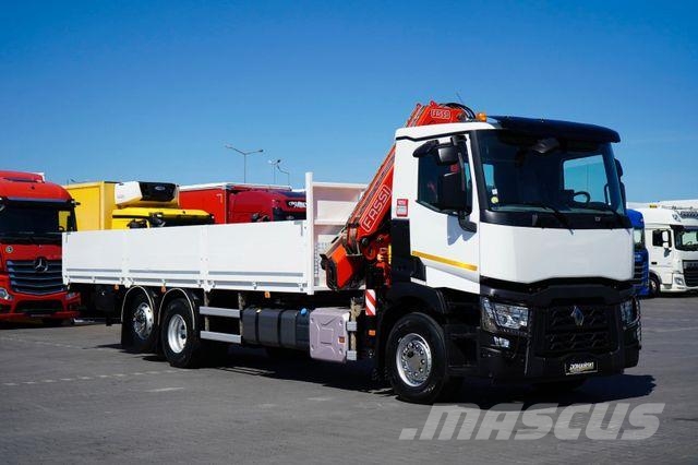 Renault C 430 / 6 X 2 / E 6 / SKRZYNIOWY + HDS / FASSI F Camiones grúa
