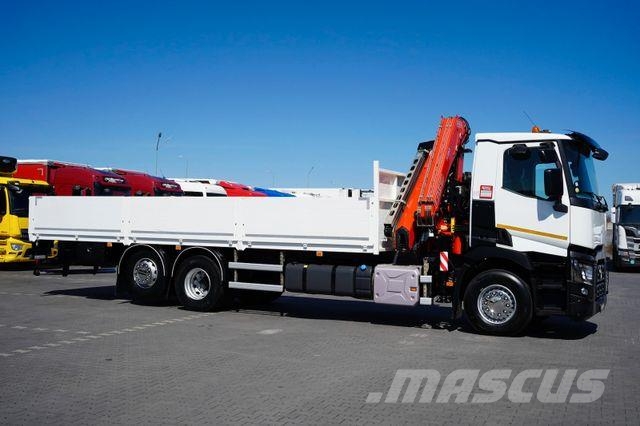 Renault C 430 / 6 X 2 / E 6 / SKRZYNIOWY + HDS / FASSI F Camiones grúa