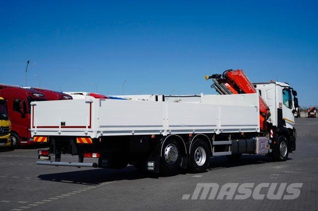 Renault C 430 / 6 X 2 / E 6 / SKRZYNIOWY + HDS / FASSI F Camiones grúa