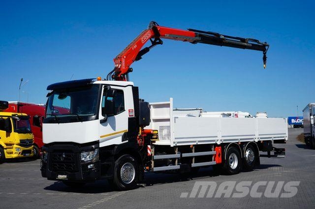 Renault C 430 / 6 X 2 / E 6 / SKRZYNIOWY + HDS / FASSI F Araç üzeri vinçler