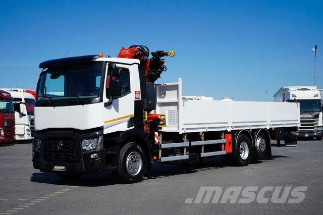 Renault C 430 / 6 X 2 / E 6 / SKRZYNIOWY + HDS / FASSI F Araç üzeri vinçler