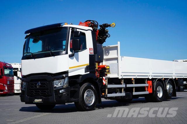 Renault C 430 / 6 X 2 / E 6 / SKRZYNIOWY + HDS / FASSI F Araç üzeri vinçler