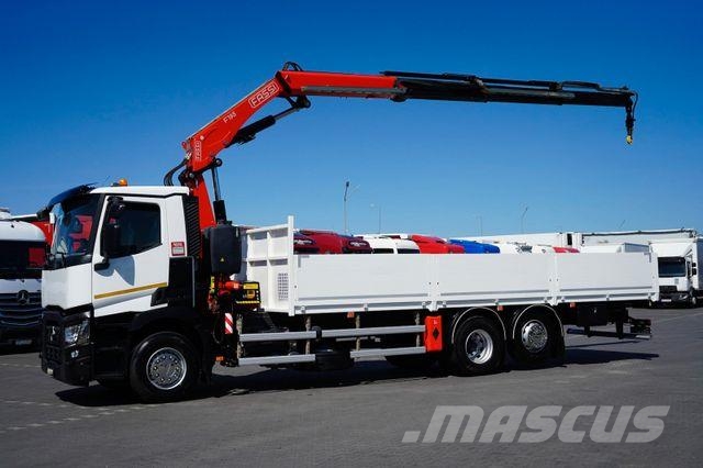 Renault C 430 / 6 X 2 / E 6 / SKRZYNIOWY + HDS / FASSI F Araç üzeri vinçler