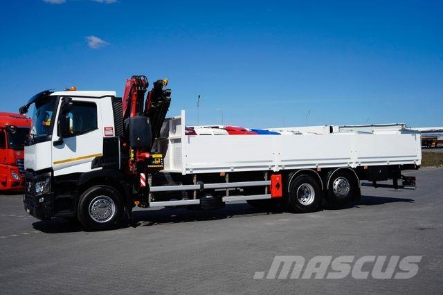 Renault C 430 / 6 X 2 / E 6 / SKRZYNIOWY + HDS / FASSI F Araç üzeri vinçler