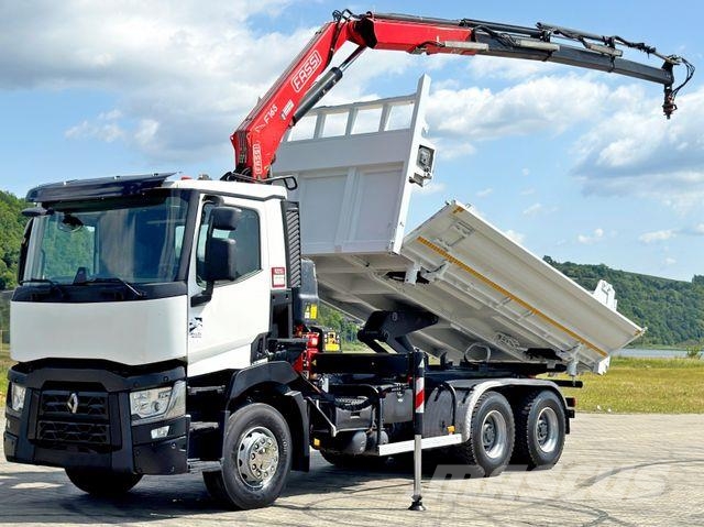 Renault C 430 * FASSI F165A.0.23 + FUNK * 6x4 Autojeřáby, hydraulické ruky