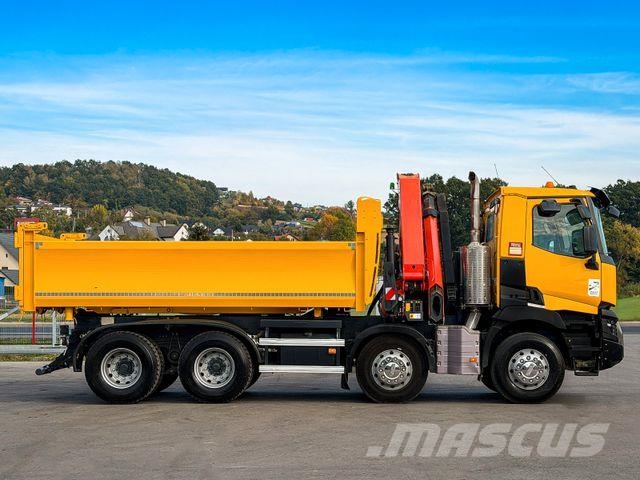 Renault C 460* KIPPER 5,00 m PK 24001K FUNK * 8x4! Kranbil