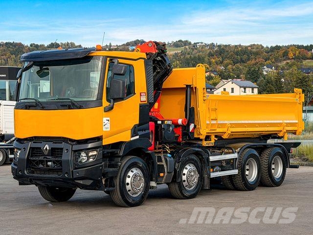 Renault C 460* KIPPER 5,00 m PK 24001K FUNK * 8x4! Kranbil