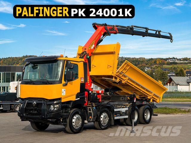 Renault C 460* KIPPER 5,00 m PK 24001K FUNK * 8x4! Kranbil