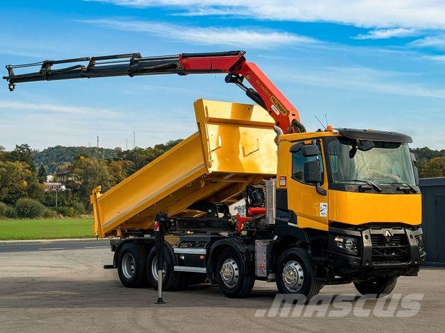 Renault C 460* KIPPER 5,00 m PK 24001K FUNK * 8x4! Kranbil