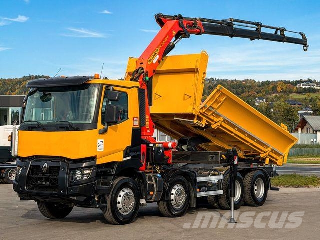 Renault C 460* KIPPER 5,00 m PK 24001K FUNK * 8x4! Kranbil