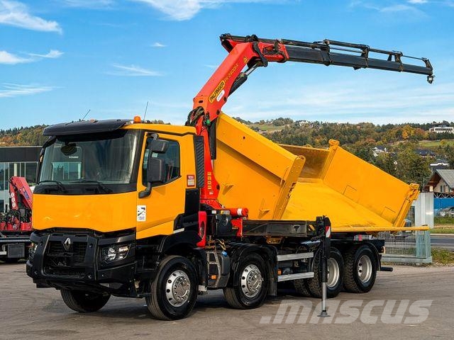 Renault C 460* KIPPER 5,00 m PK 24001K FUNK * 8x4! Kranbil