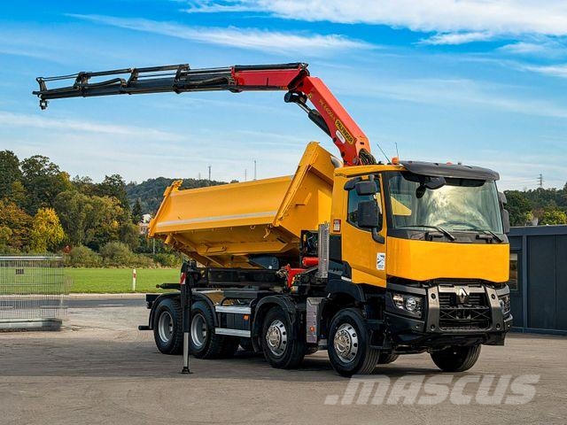 Renault C 460* KIPPER 5,00 m PK 24001K FUNK * 8x4! Kranbil
