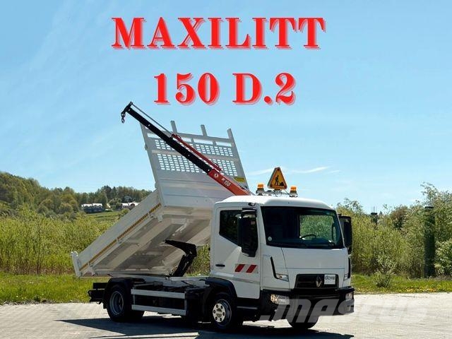 Renault D 7.5 *TIPPER 3,25m *MAXILIFT 150 D.2 * TOP! Автомобильные краны