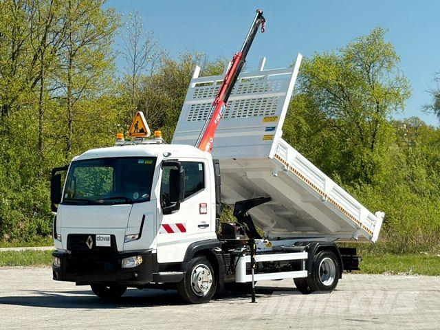 Renault D 7.5 *TIPPER 3,25m *MAXILIFT 150 D.2 * TOP! Автомобильные краны