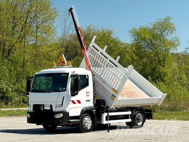 Renault D 7.5 *TIPPER 3,25m *MAXILIFT 150 D.2 * TOP! Автомобильные краны