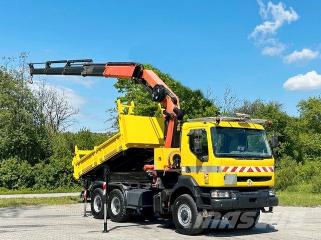 Renault KERAX 370 DCI * PK 30002 C + FUNK/BORDMATIC* 6x6 起重機卡車