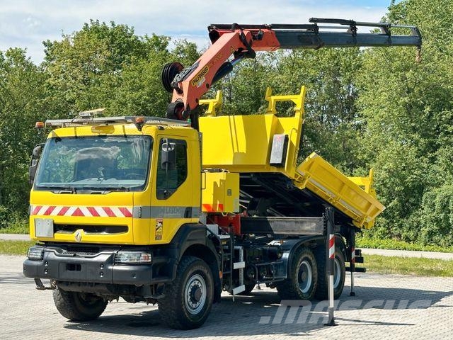Renault KERAX 370 DCI * PK 30002 C + FUNK/BORDMATIC* 6x6 起重機卡車