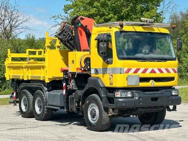 Renault KERAX 370 DCI * PK 30002 C + FUNK/BORDMATIC* 6x6 起重機卡車