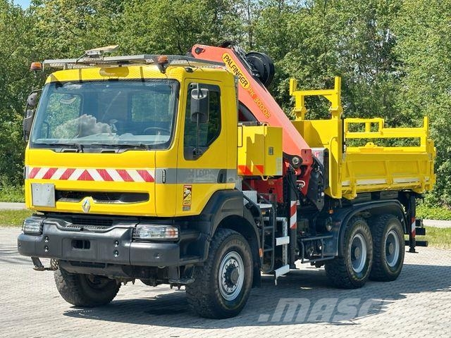 Renault KERAX 370 DCI * PK 30002 C + FUNK/BORDMATIC* 6x6 起重機卡車